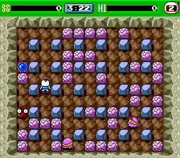 Bomberman '93 (TurboGrafx-16) screenshot: There's the exit