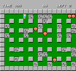 Screenshot of Bomberman (NES, 1985) - MobyGames