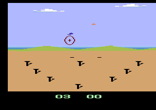 Summer Games (Atari 2600) screenshot: Skeet shooting