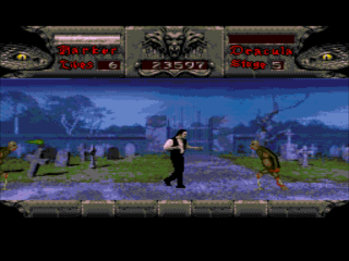Bram Stoker's Dracula (SEGA CD) screenshot: There's a large variety of backgrounds and levels.