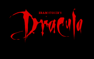 Bram Stoker's Dracula (DOS) screenshot: Title screen.