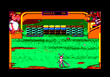 Bunny Bricks (Amstrad CPC) screenshot: Game start