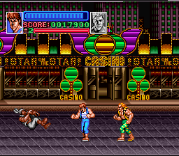 Screenshot of Super Double Dragon (SNES, 1992) - MobyGames