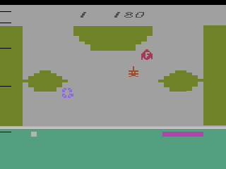 Strategy X (Atari 2600) screenshot: A fuel tank I can grab