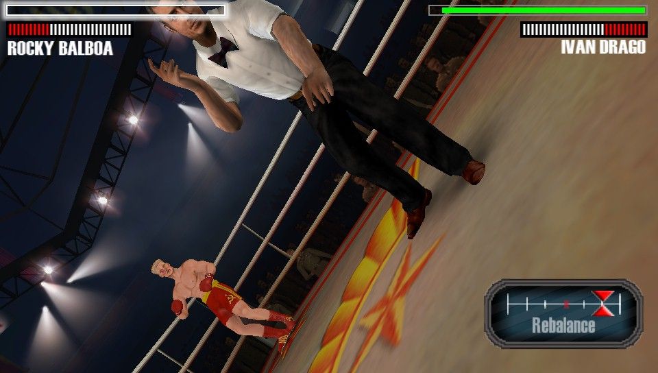 Screenshot of Rocky Balboa (PSP, 2007) - MobyGames