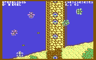 Scramble Spirits (Commodore 64) screenshot: Stage 5