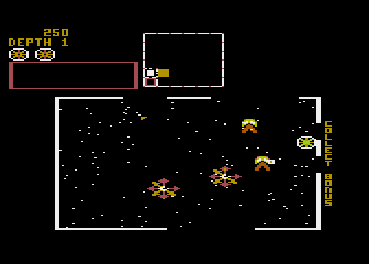 Space Dungeon (Atari 5200) screenshot: A game in progress