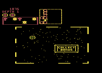 Space Dungeon (Atari 5200) screenshot: The collect bonus!