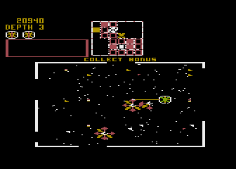 Space Dungeon (Atari 5200) screenshot: Shooting at enemies