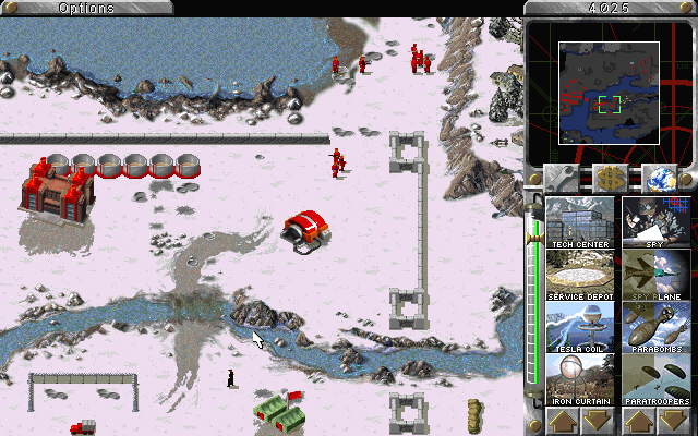 Command & Conquer: Red Alert - The Aftermath (Windows) screenshot: This chronosphere is a bit more special than the usual one