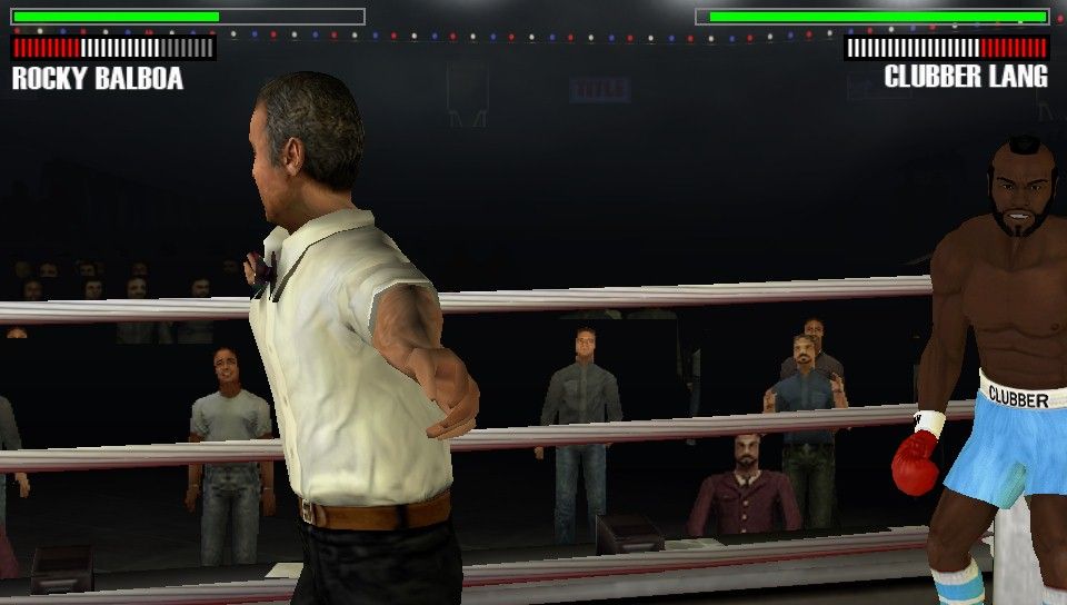 Rocky Balboa (PSP) screenshot: And The Winner Is Clubber Lang!!