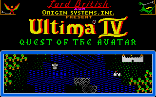 Ultima IV: Quest of the Avatar (Atari ST) screenshot: Intro Sequence