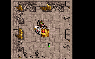Ultima VII: Part Two - The Silver Seed (DOS) screenshot: One of the magic orbs required to unlock the Silver Seed