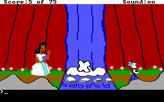 Voodoo Girl: Queen of the Darned (DOS) screenshot: Sorry, lady... you may be beautiful, but I've got work to do!