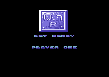 W.A.R (Commodore 64) screenshot: Get ready