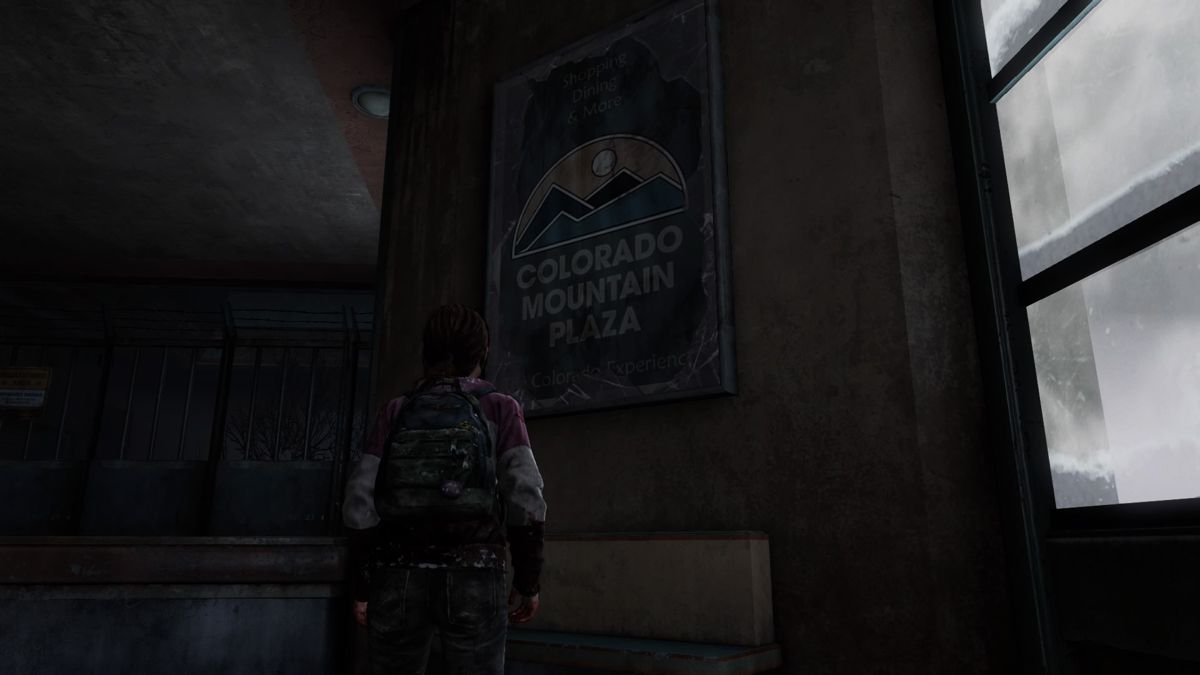 The Last of Us: Remastered (PlayStation 4) screenshot: Left Behind - Colorado Mountain Plaza