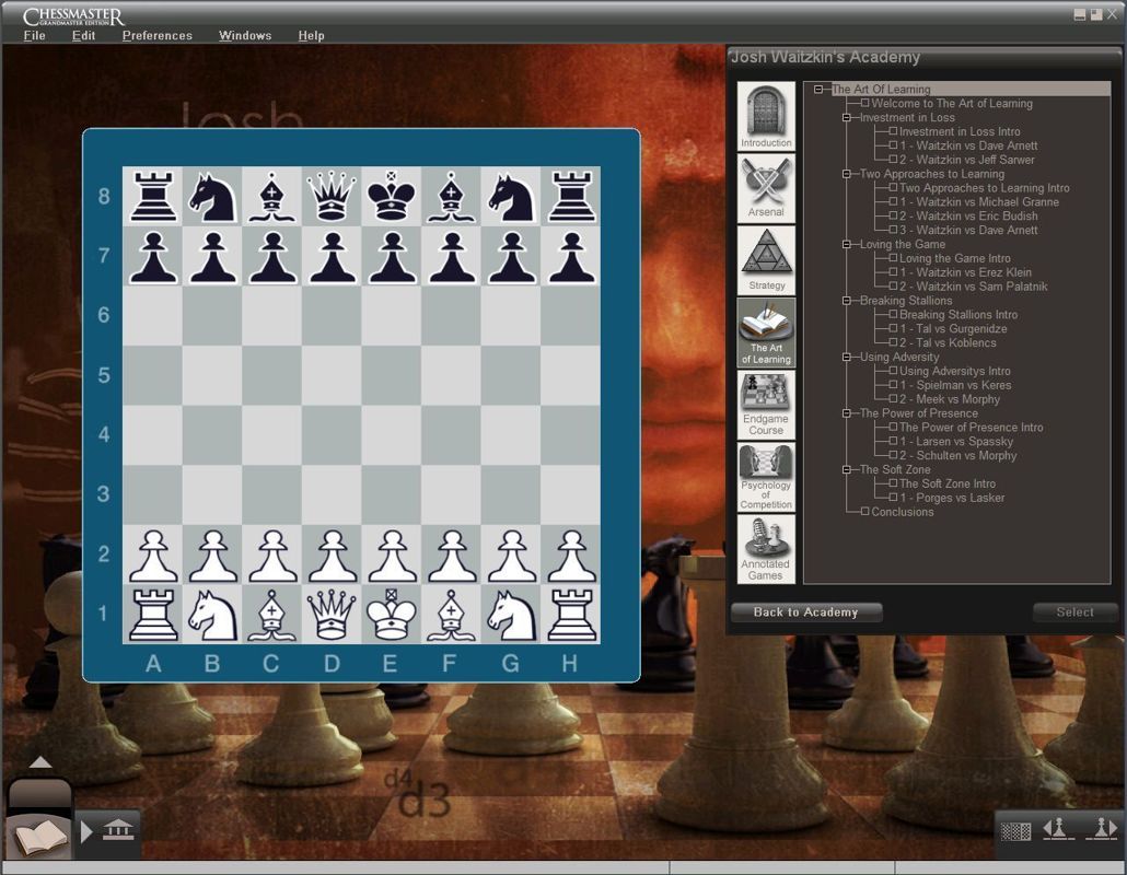 Chessmaster: The Art of Learning