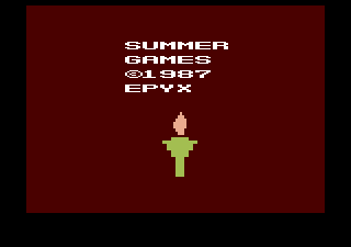 Summer Games (Atari 2600) screenshot: Title screen