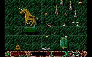 Wings of Death (Atari ST) screenshot: Slithery creeps
