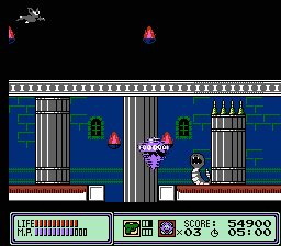 Widget (NES) screenshot: Widget in the process of transforming