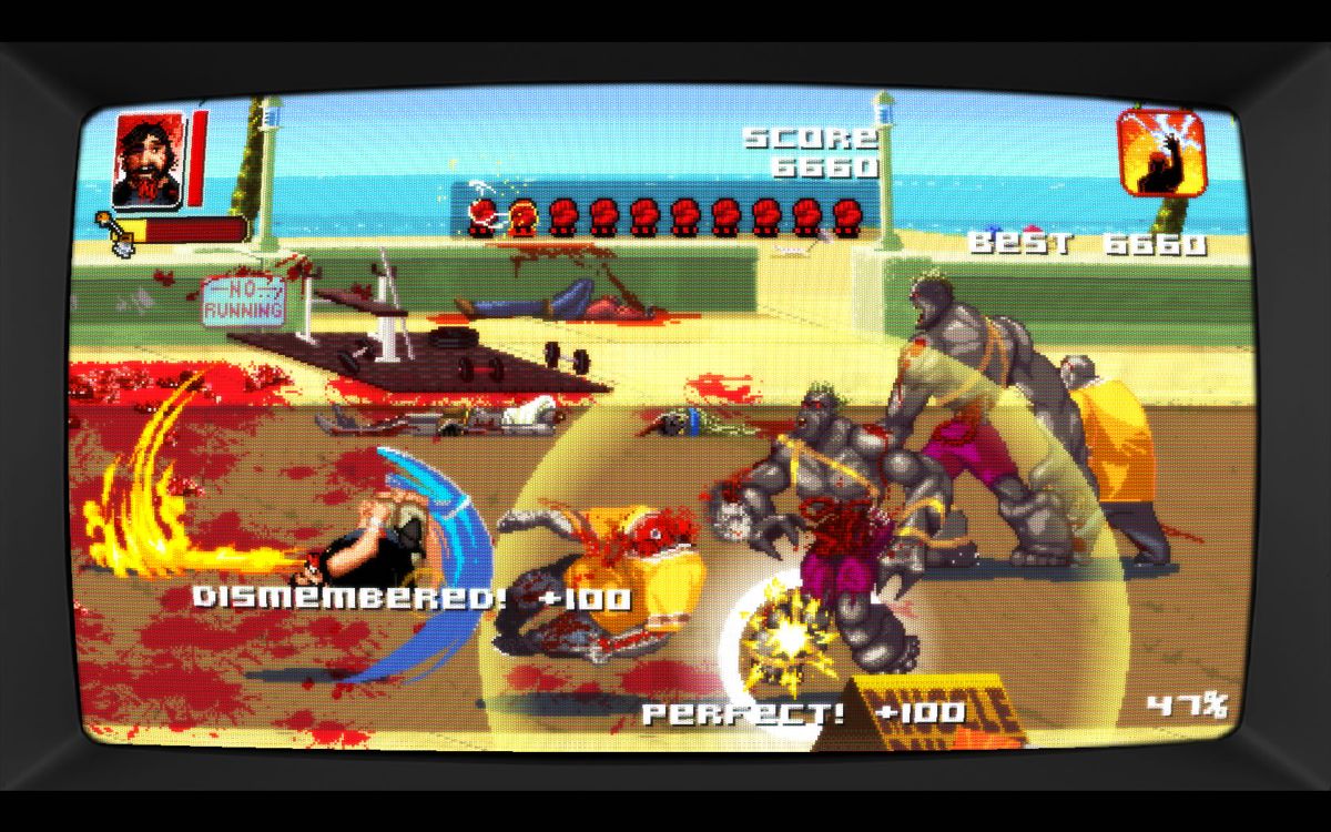 Dead Island: Retro Revenge (Windows) screenshot: Perfect execution