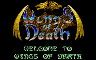 Wings of Death (Atari ST) screenshot: Title screen
