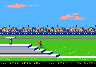 Summer Games (Atari 7800) screenshot: Opening ceremonies