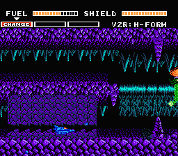 Wurm: Journey to the Center of the Earth (NES) screenshot: You can use the drill to go through