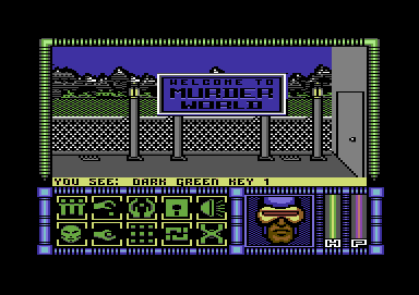 X-Men (Commodore 64) screenshot: It's a door key