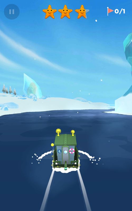 Sea Hero Quest (Android) screenshot: One of the early levels with an Arctic setting