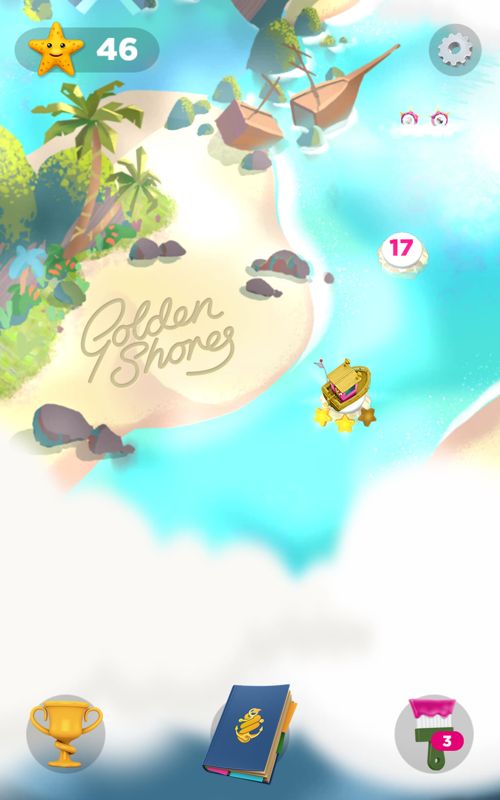 Sea Hero Quest (Android) screenshot: Map progress for the second environment