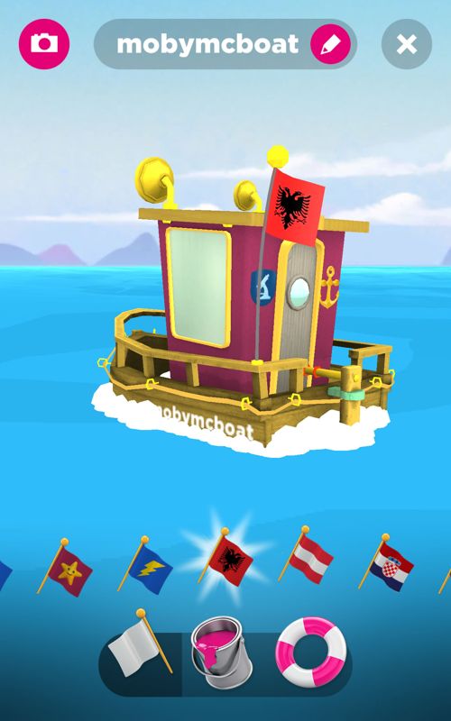 Sea Hero Quest (Android) screenshot: Customizing the ship.
