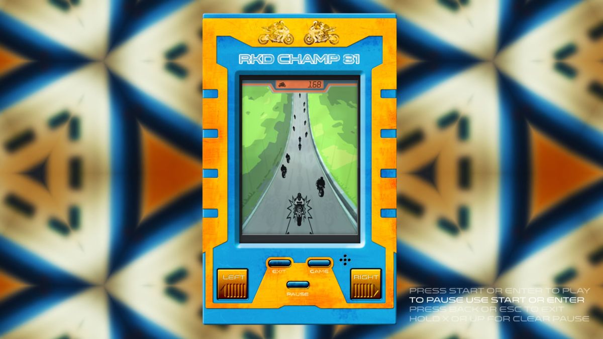 Moto RKD Dash (Windows) screenshot: The unlockable <i>RKD Champ 81</i> bonus game