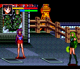 Bishōjo Senshi Sailor Moon R (SNES) screenshot: Boss battle