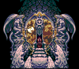 Record of Lodoss War (SNES) screenshot: These gods... they just have everything they want