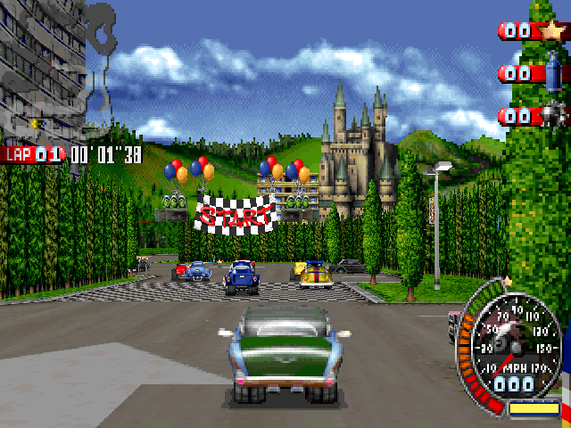 Screenshot of Wreckin Crew (DOS, 1998) - MobyGames