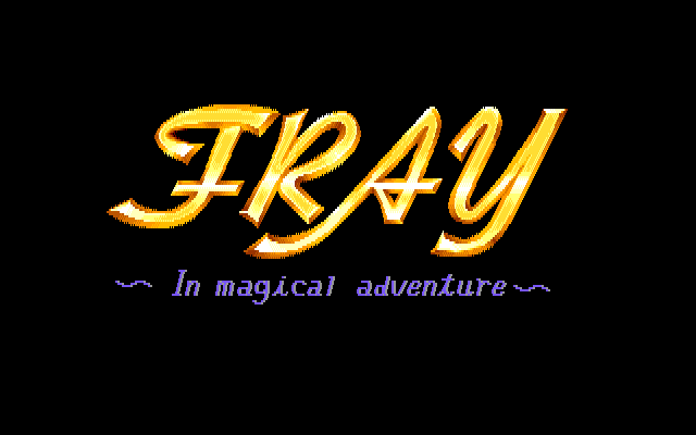 Fray in Magical Adventure (PC-98) screenshot: Title screen