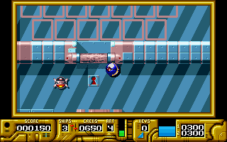 Galactic Warrior Rats (DOS) screenshot: A closed door