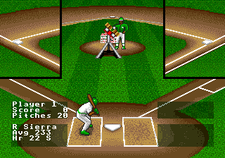 R.B.I. Baseball '94 (Genesis) screenshot: Home run derby