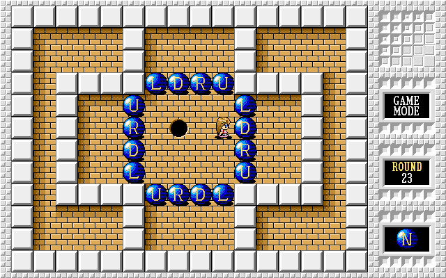 Princess Confusion (PC-98) screenshot: Deceptively simple-looking level