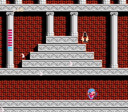 Milon's Secret Castle (NES) screenshot: The final part of the castle