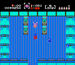 The Mysterious Murasame Castle (NES) screenshot: It's a trap!