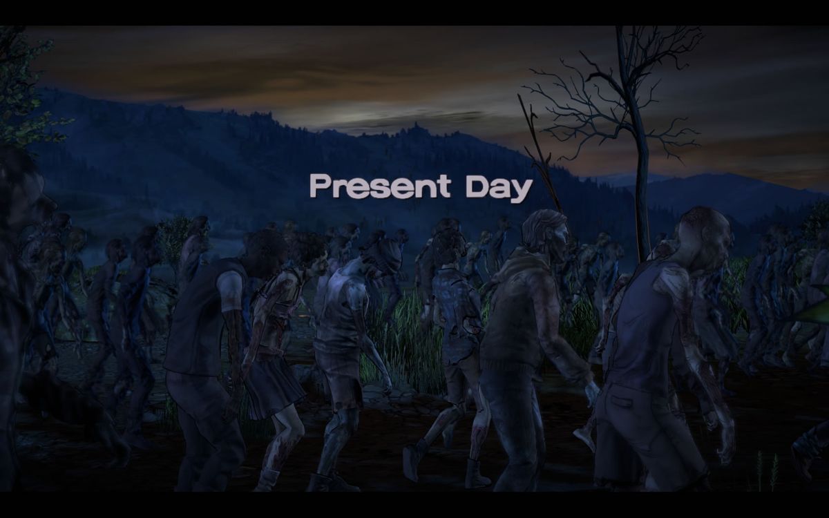 The Walking Dead: A New Frontier (Windows) screenshot: Episode 1: back to the Walker herd in the present day