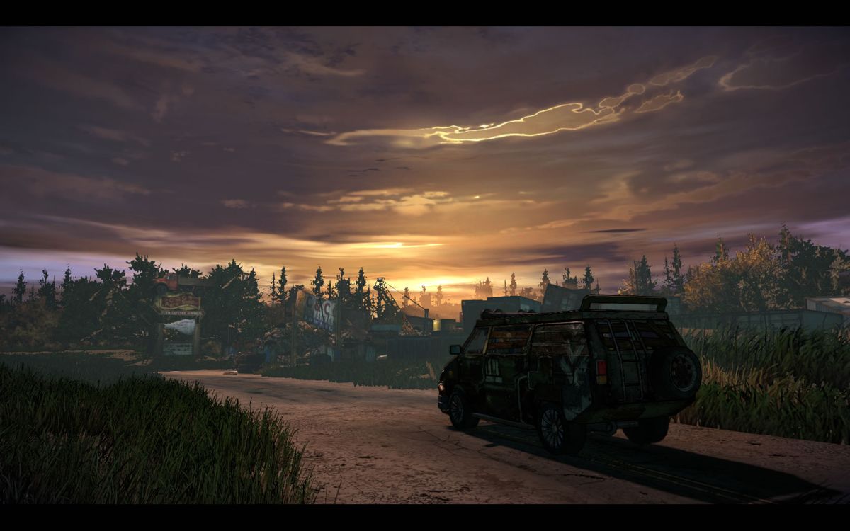 The Walking Dead: A New Frontier (Windows) screenshot: Episode 1: returning to the junkyard.