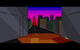 Highway Fighter (DOS) screenshot: Intro