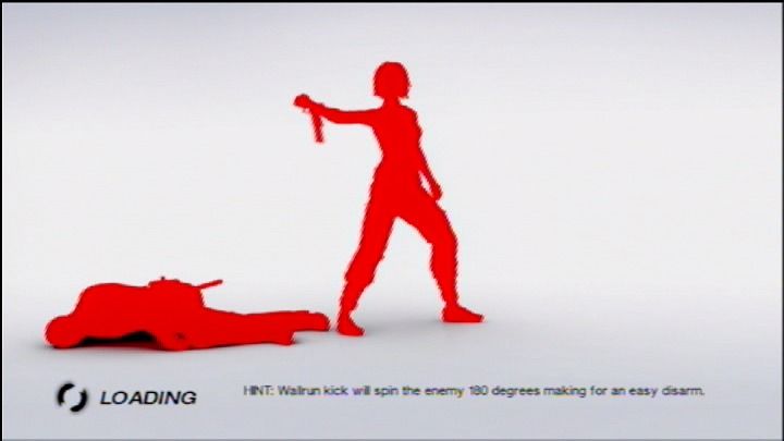 Mirror's Edge (PlayStation 3) screenshot: Loading animation.