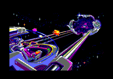 Purple Saturn Day (Amstrad CPC) screenshot: Third level intro