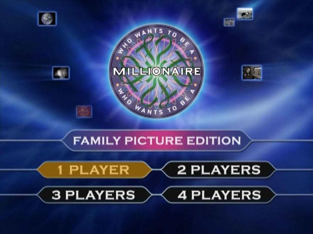 Who Wants to Be a Millionaire?: 3rd Edition (DVD Player) screenshot: Selecting the number of players.<br>This is the first time the full title is shown