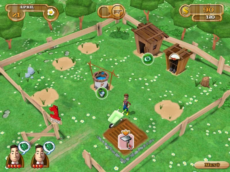 Farmer Jane (Windows) screenshot: Your farm