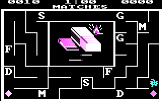 Alphabet Zoo (PC Booter) screenshot: It's a match! (CGA, RGB)